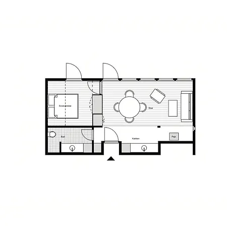 Architect-designed Wooden House In Lunde Hébergement de vacances *